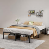 Metal Bed Frame Full Size – 14 Inch Heavy-Duty Full Platform Bed Frame No Box Spring Needed, Easy Assembly, Noise-Free, Sturdy Mattress Foundation, Underbed Storage Space
