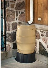 RTS Oak Rain Barrel w/ Brass Spigot